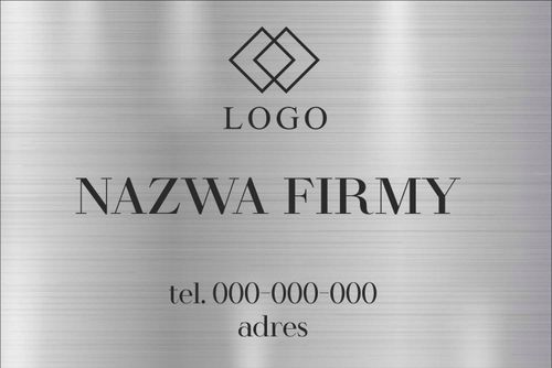 TABLICZKA z grawerem NA DRZWI BIURO GABINET SPA PROJEKT LOGO na Arena.pl