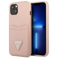 Guess GUHCP13SPSATPP iPhone 13 mini 5,4" różowy/pink hardcase Saffiano
