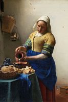 Plakat 61x91,5cm Mleczarka, Vermeer Vintage do Salonu