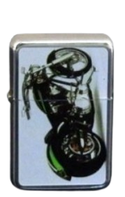 Zapalniczka Benzynowa z Nadrukiem Motoru dla Fana Motoryzacji Gentelo zdjęcie 1