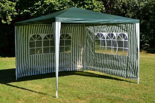 Pawilon ogrodowy 3 x 3 m + 2 ścianki boczne z oknami na Arena.pl
