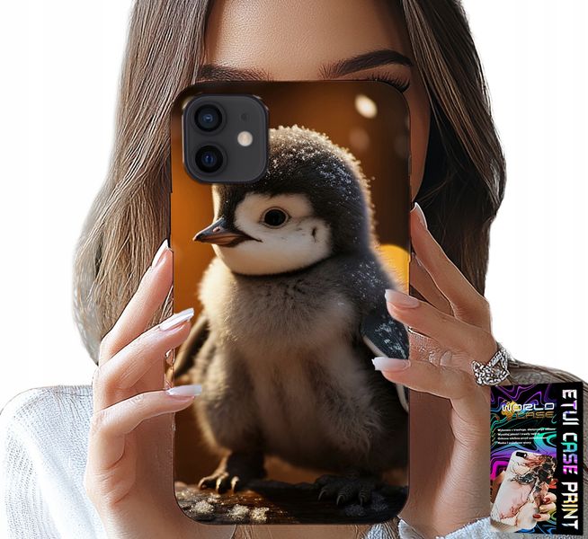 ETUI DO IPHONE 11 - SŁODKI PINGWIN, TUPTAK, MADAGASKAR WZORY zdjęcie 1