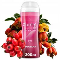 Żel intymny Durex Massage Lube Guarana 200 ml do masażu zabawy sexu nawilża