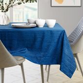 Obrus Plamoodporny VESTA Mankiet 120x120 Indygo AmeliaHome