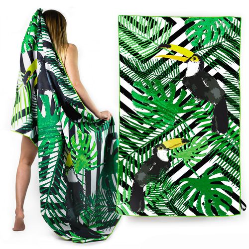 Ręcznik Szybkoschnący Z Mikrofibry 130X80Cm Tukany na Arena.pl