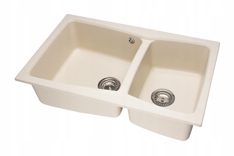 ZLEW ZLEWOZMYWAK GRANIT 8 kolorów 80x50 + SYFON zdjęcie 6