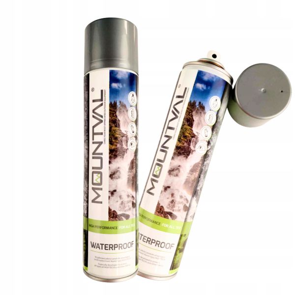 ZESTAW 2X WATERPROOF 400 ML SPRAY - MOUNTVAL zdjęcie 1