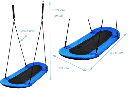 Huśtawka Bocianie Gniazdo XXL na Arena.pl