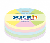 KARTECZKI SAMOPRZYLEPNE 250 KOŁO 5 KOL PASTEL STICK'N