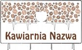 BANER REKLAMOWY 200x100cm z gotowego projektu KAWIARNIA KAWA plandeka