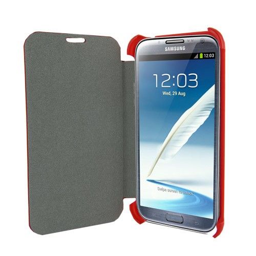 4world ETUI DO GALAXY NOTE II 5.5'',SKÓRA,SLIM CZERWON na Arena.pl