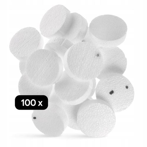 Zaślepki styropianowe 67 18 mm białe 100 szt frez do ociepleń ETICS na Arena.pl