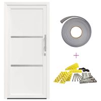 Drzwi Frontowe Antracytowy PVC