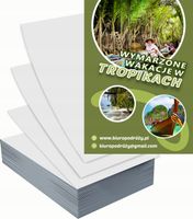 Ulotki A6 reklamowe firmowe 1000 szt szereg różnych wzorów BIURO PODRÓŻY