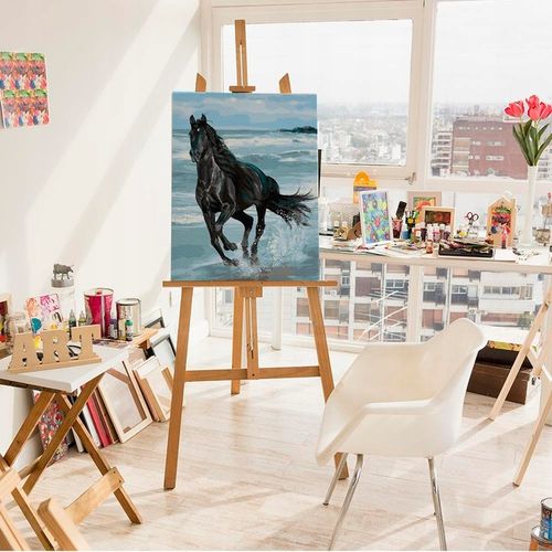 MALOWANIE PO NUMERACH Z RAMĄ Koń Obrazy Do Malowania Po Numerach ARTNAPI na Arena.pl