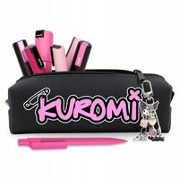 PIÓRNIK CZARNY + BRELOCZEK Tuba Wyprawka Do Szkoły Prezent Dla Fana KUROMI