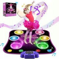 MATA DO TAŃCZENIA MUZYCZNA DLA DZIECI INTERAKTYWNA LED BLUETOOTH 27× POZIOM