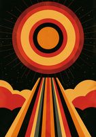 Plakat 21x29,7cm Promienie Witalności