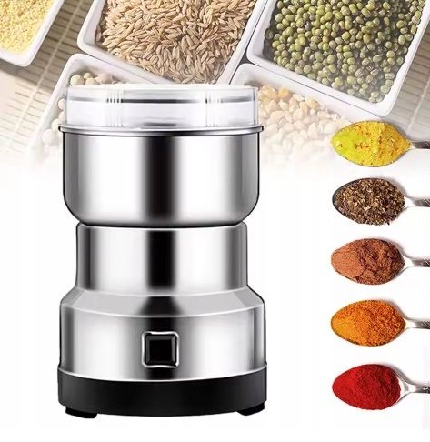 MŁYNEK DO KAWY MOCNY ELEKTRYCZNY DO MIELENIA PRZYPRAWY ORZECHY ZIARNA na Arena.pl
