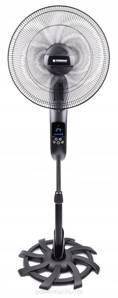 WENTYLATOR PODŁOGOWY WIATRAK STOJĄCY CZARNY CICHY 80W 135 CM zdjęcie 9