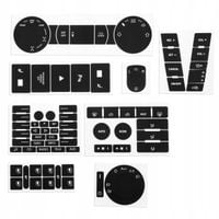 NAKLEJKI NAPRAWCZE PRZYCISKÓW VOLKSWAGEN TOUAREG 2004-2009 na radio panel