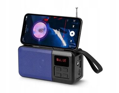 GŁOŚNIK BLUETOOTH BEZPRZEWODOWY SOLAR USB RADIO zdjęcie 6