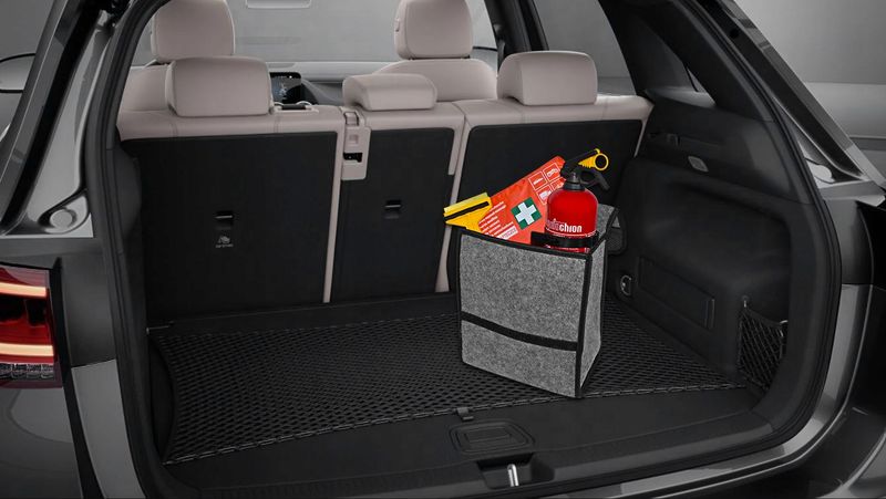 SZARA TORBA DO BAGAŻNIKA ORGANIZER KUFEREK zdjęcie 2