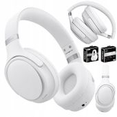 Słuchawki Bezprzewodowe TONSIL R35BT BIAŁE Nausze Bluetooth / SD / FM