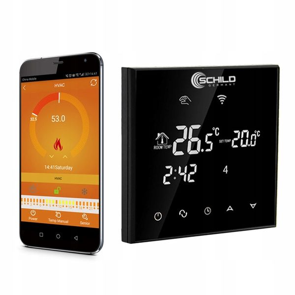 REGULATOR TEMPERATURY POKOJOWY TERMOSTAT WIFI 230V zdjęcie 1