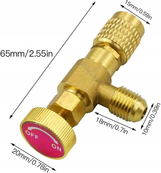 Zawór kluowy do klimatyzacji R32 R410A 1/4-5/16 zdjęcie 3