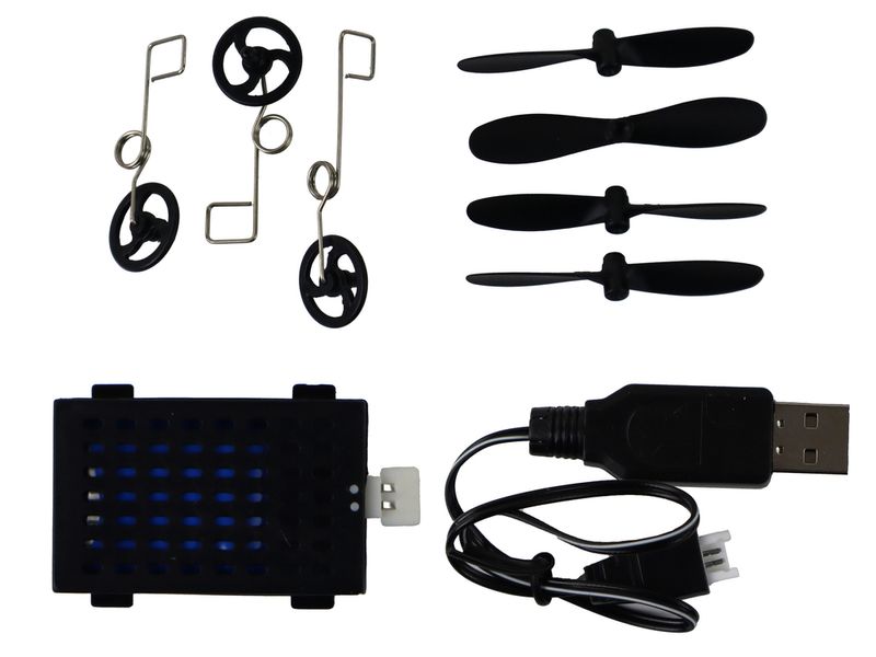 Samolot R/C 4D-G4 Światła Niebieski Czarny zdjęcie 5