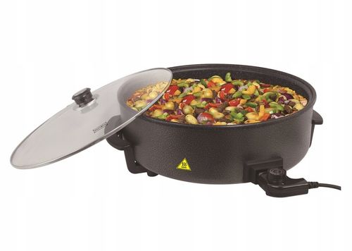 PATELNIA ELEKTRYCZNA DUŻA XXL NIEPRZYWIERAJĄCA MULTIPATELNIA 42cm MOC na Arena.pl