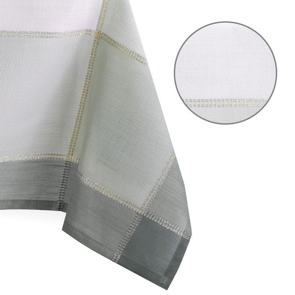 Obrus LAVAL 140x400 Biały + Niebieski AmeliaHome zdjęcie 4