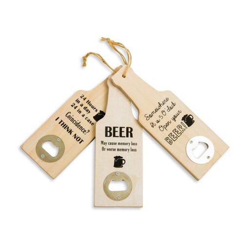 Otwieracz do butelek Open Beer jasny na Arena.pl