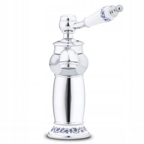 Bateria umywalkowa stojąca retro chrom łazienkowa srebrna kran YOKA HOME na Arena.pl