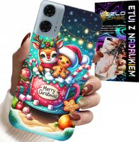 ETUI DO MOTOROLA G34 5G - RENIFER Z PIERNIKIEM MERRY CHRISTMAS