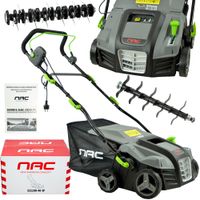 WERTYKULATOR AERATOR NAC SCE200-40-W 2000 W 2 WAŁKI SZER. 40 CM 2 FUNKCJE