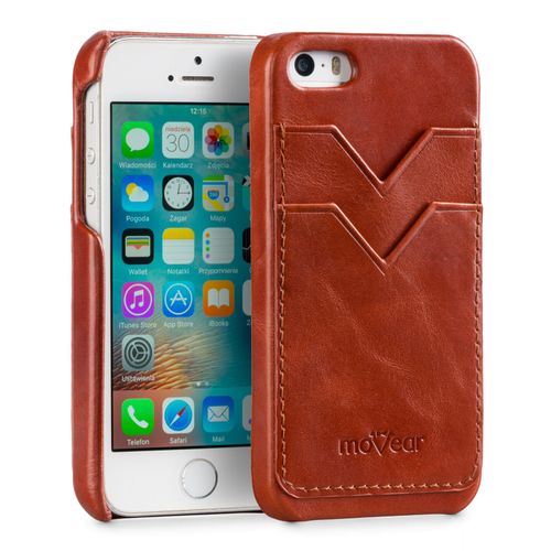 Etui Skórzane Plecki iPhone SE / 5s moVear backCover S+ na Arena.pl