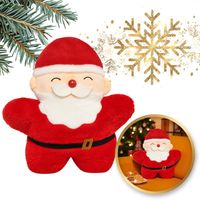 poduszka święty mikołaj, piękna welurowa 45 cm pds21