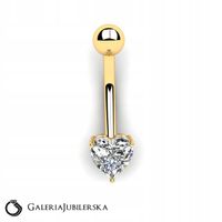 KOLCZYK ZłOTY DO PęPKA CYRKONIA 5MM