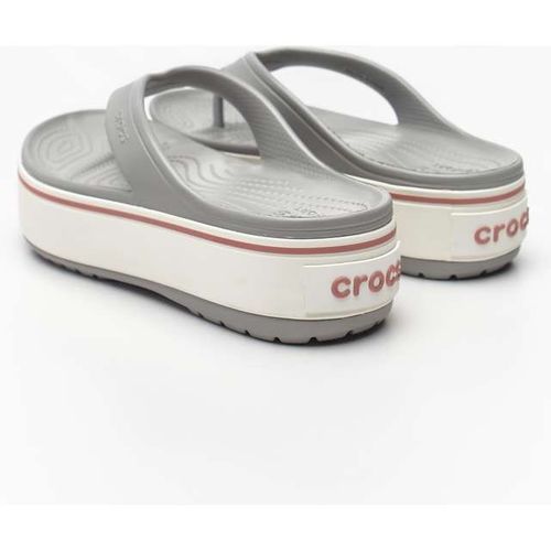 Crocs CROCBAND PLATFORM FLIP 04M LIGHT GREY ROSE M5 na Arena.pl