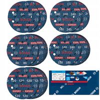 Papier ścierny ceramiczny 125mm 55szt. O780 FOIL 60/80/120/180/240 BOSCH