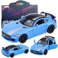 DLA DZIECI METALOWY SAMOCHÓD  Z EFEKTOWNYMI DODATKAMI