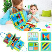 Tablica manipulacyjna MONTESSORI sensoryczna ZAMEK