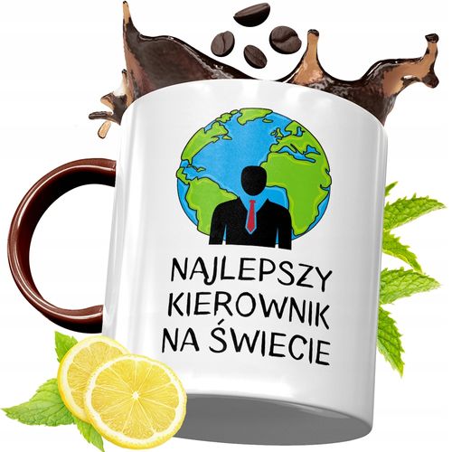 Kubek Bordowy Dla Kierownika Na Urodziny Prezent Z Nadrukiem Ze Zdjęciem na Arena.pl