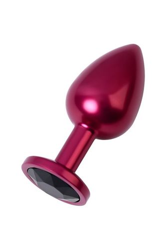 red anal plug toyfa metal with black gem na Arena.pl