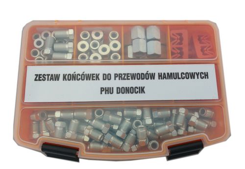 Zestaw końcówek i mocowań do przewodów hamulcowych 114el ZK-03 na Arena.pl