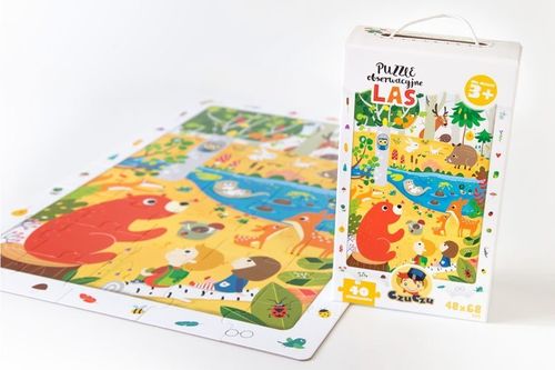 Puzzle obserwacyjne Las 40 elementów na Arena.pl