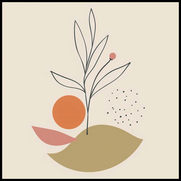 Plakat 80x80cm Subtelna Naturaleza zdjęcie 2
