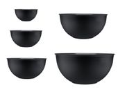 Zestaw 5 misek kuchennych Molly antracyt czarny